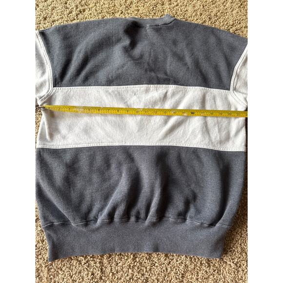 Vintage Russell Athletic Gray White Cut & Sew USA Made XXL* Crewneck Sweatshirt - Picture 6 of 8